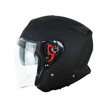 CASCO ABIERTO SMK GTJ NEGRO MATE